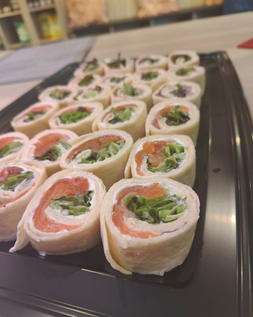 Plateau de 25 Mini Wraps apéritifs